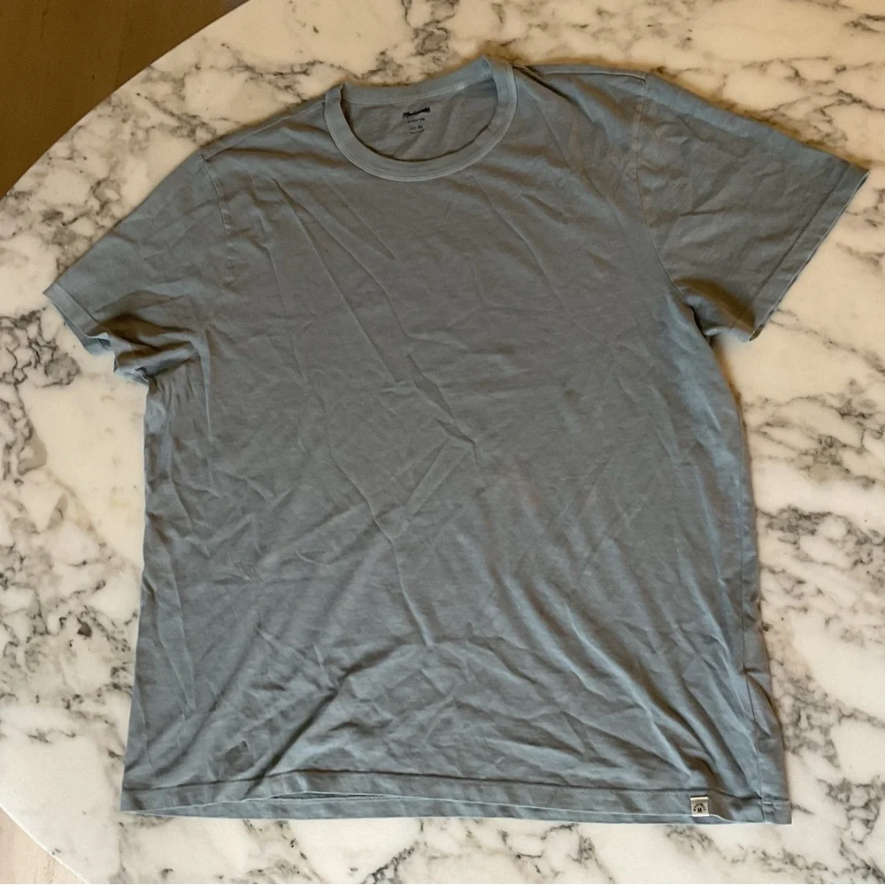 NWT Madewell All Day Casual Short Sleeve Crewneck Tee Shirt Sz XL Dye Flaw